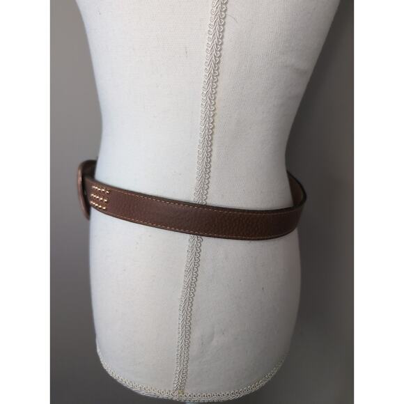 Jenny and the Boys vintage statement copper buckle studded leather belt - Picture 2 of 10